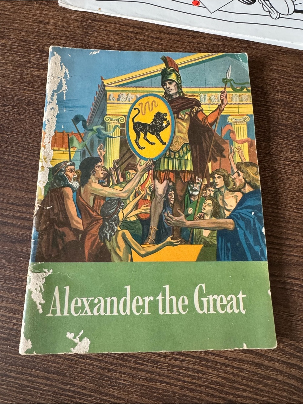 1956- Alexander the Great illustrative book.